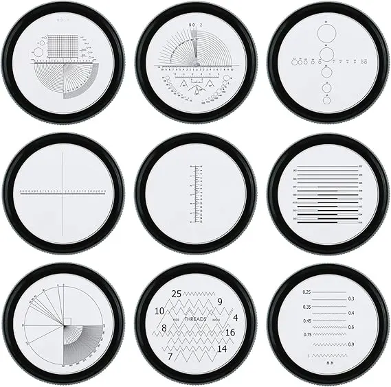 Scale, Loupe, 10x Magnification, LED Light, 25mm FOV