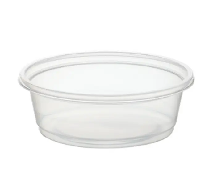 Clear Cup with Lids - 100 Sets