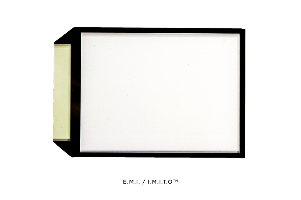 Index-Matched ITO EMI Glass + BBAR — 4.0 mm, 25 × 16 in