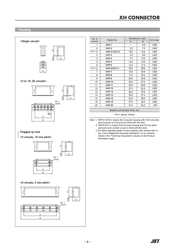 [CON-032491-00] JST B12B-XH-A mating connector