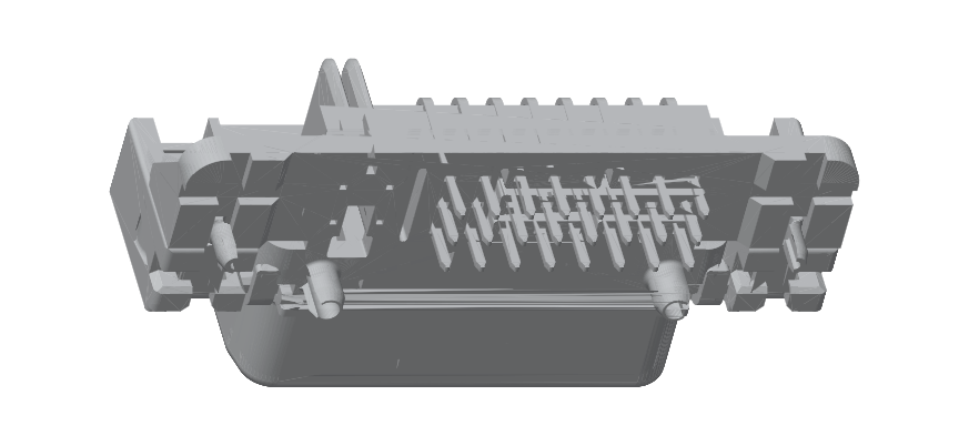 [CON-032509-00] Molex 74320-4004 DVI-D board receptacle