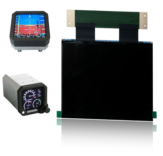 LCD / 3in x 3in Module / 240 x 240 RGB / 1000 cd/m2 / 3ATI