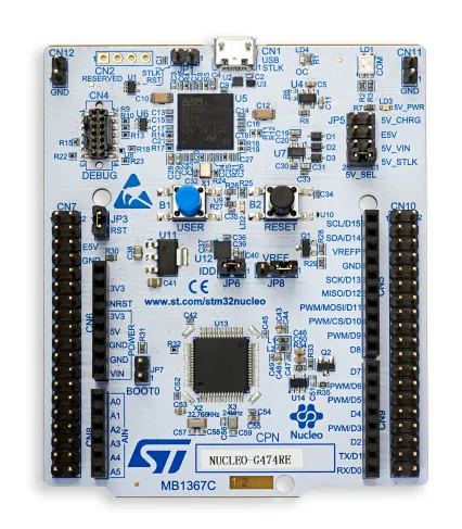 ST NUCLEO-G474RE manufacturer board photo
