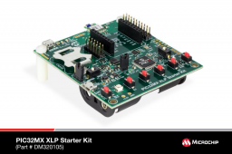Microchip DM320105 PIC32MX XLP Starter Kit manufacturer board photo