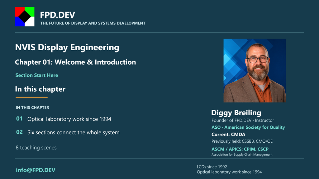 NVIS Display Engineering — Spectra, Optics and Compatibility